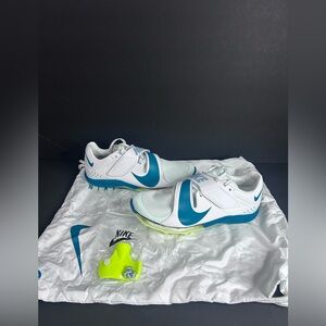 Nike Air Zoom Long Jump Elite White Bright Spruce FZ9326 100 Men's 5 / Wmns 6.5